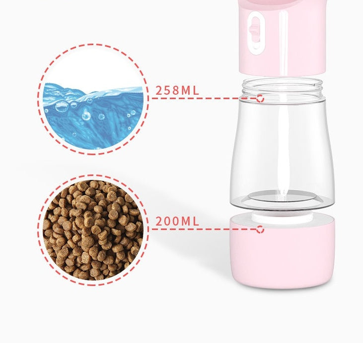 Tragbarer Wasser & Futter Spender