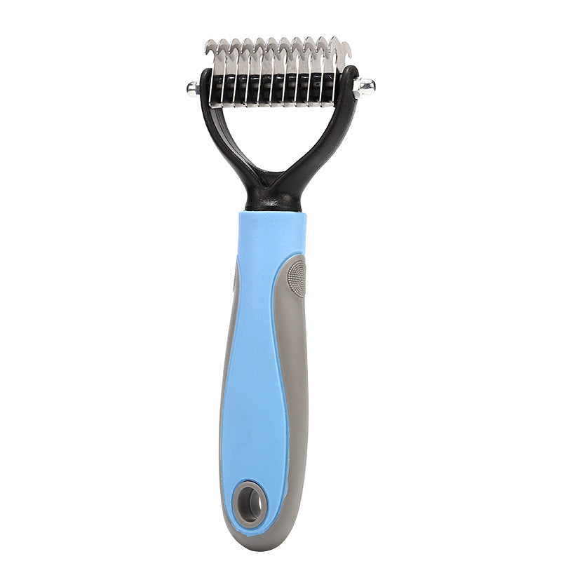 Doppelseitige Haustierbürste, Edelstahl Haarbürste für jedes Haarproblem