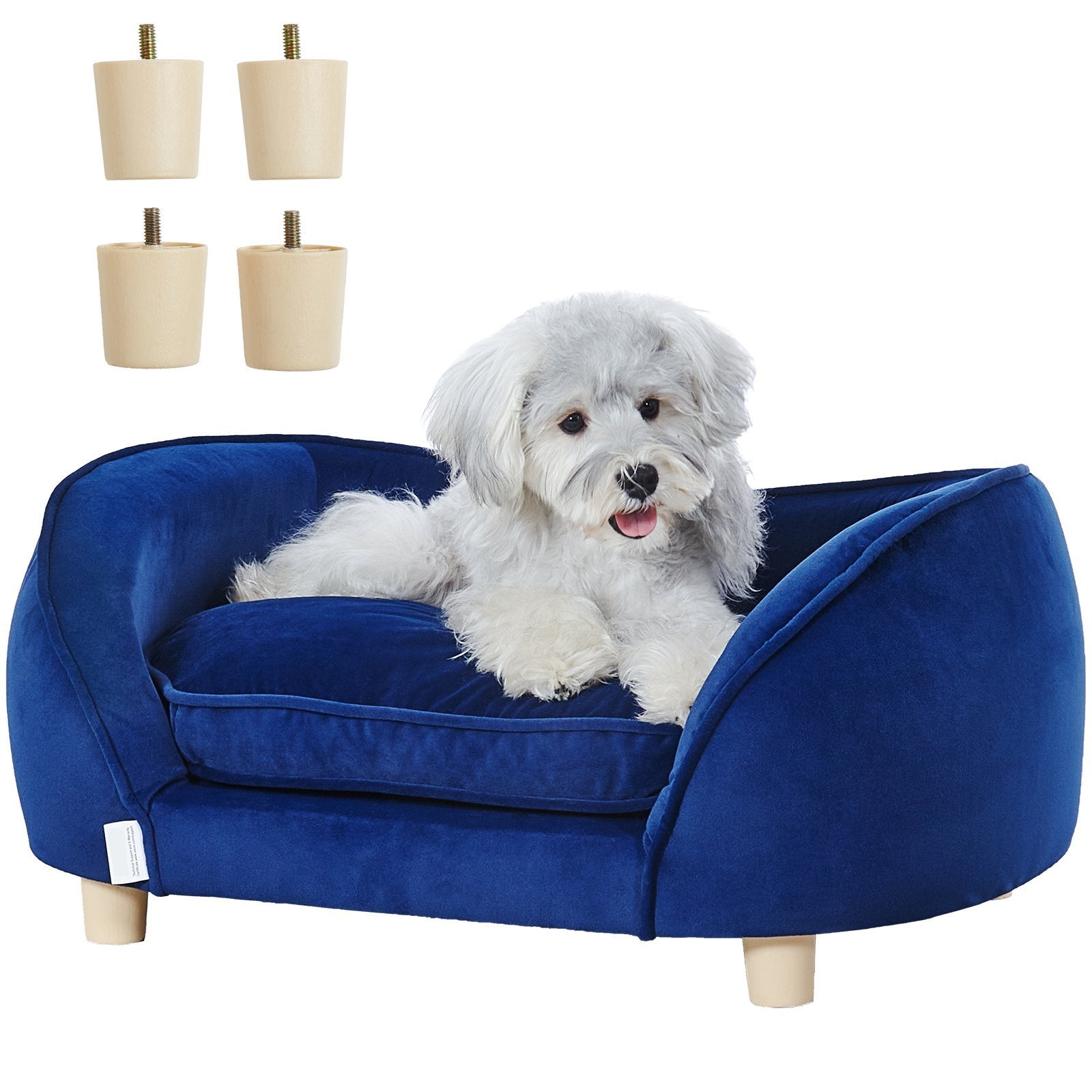 VEVOR Haustier Sofa Hundecouch für mittelgroße Hunde und Katzen Hundesofa Bett 81 lbs