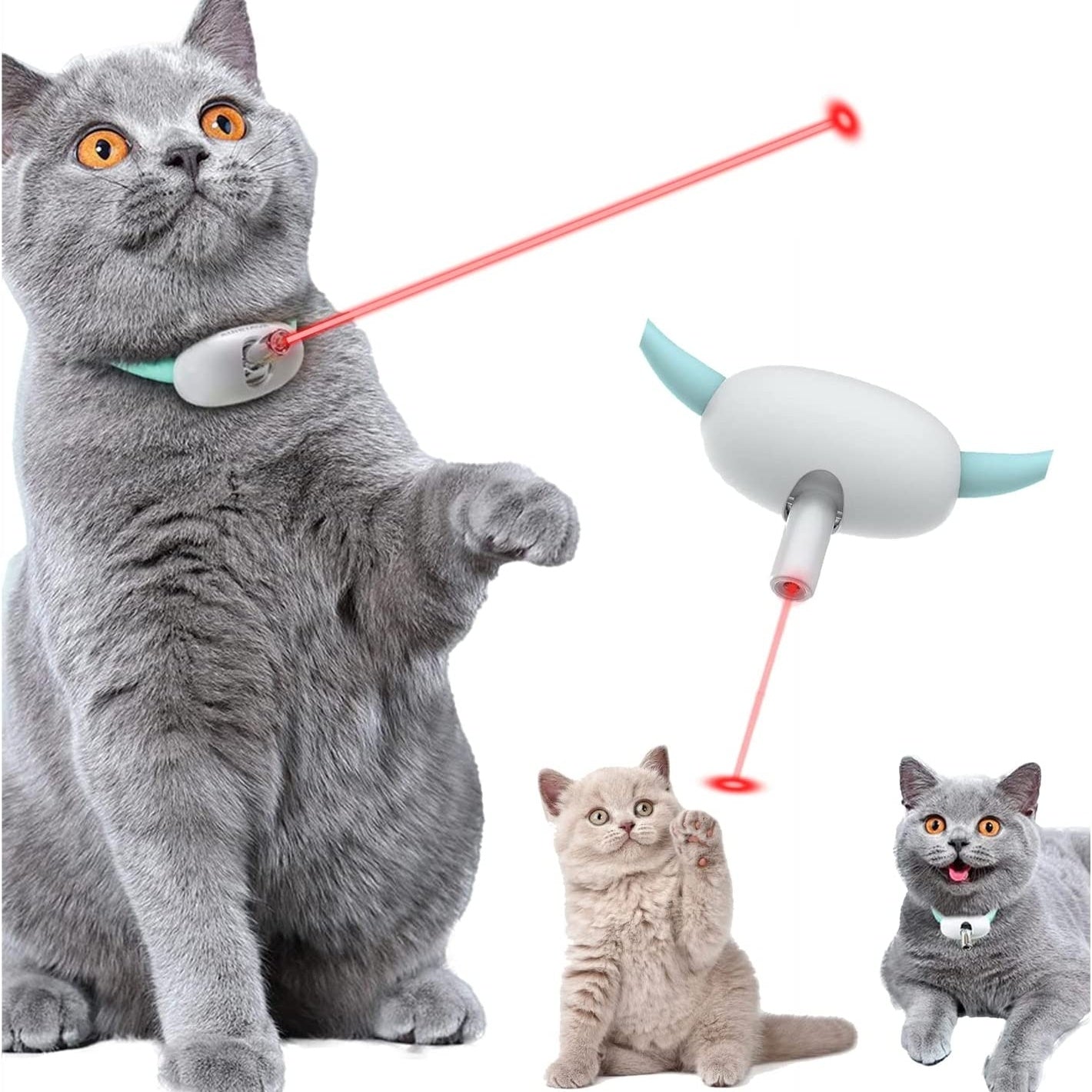 Katzen-Laserhalsband, Katzenspielzeug