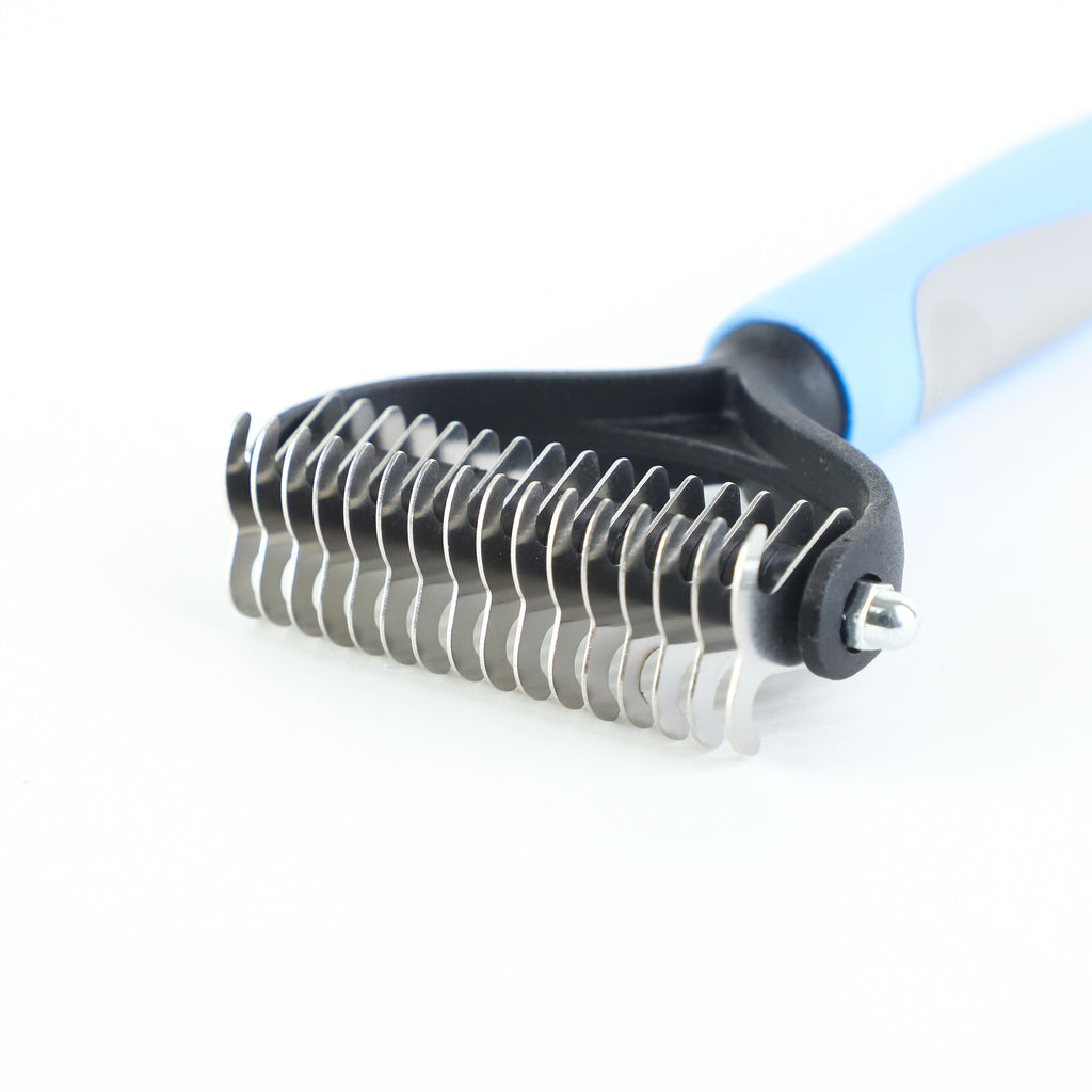 Doppelseitige Haustierbürste, Edelstahl Haarbürste für jedes Haarproblem